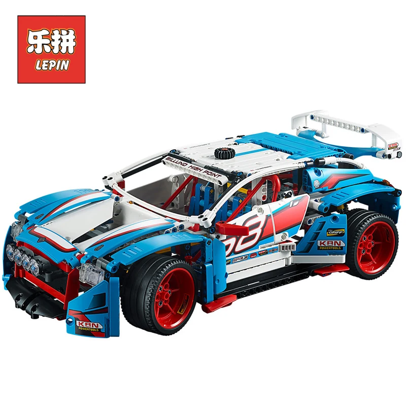 

Lepin 20077 Technic Series The Rally Car Set 42077 Building Blocks Bricks Legoinglys Educational Funny Children Toys Gifts