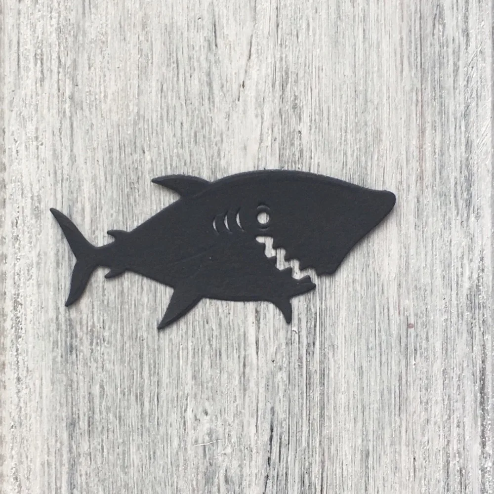 

ArtScrap Shark Fish For Man Metal Cutting Dies Scrapbooking Card Making Decorative Die Cuts Love Craft Embossing