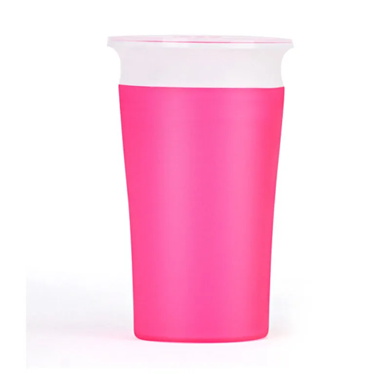 

Infant Spill Free 360 Degree Training Drink Cup Toddler Children Solid Color Safe Feeding Cups