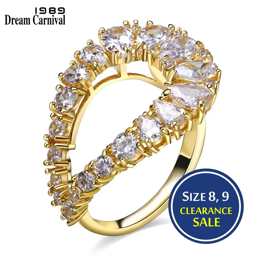 

DreamCarnival 1989 Fancy Lady Style Best Price Daily Wear Jewelry Timeless Design Cubic Zirconia stones Engagement Band Ring