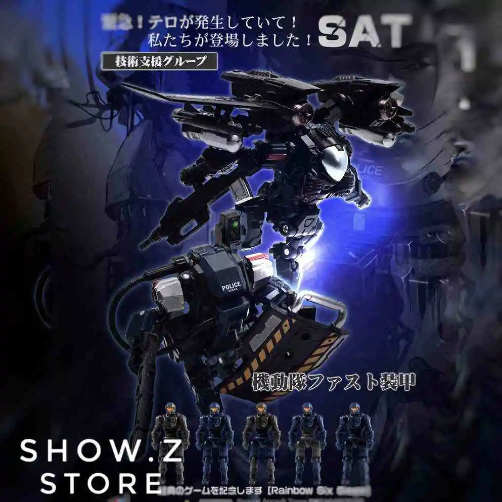 

[Show.Z Store] MechFansToys MFT Mechanic Soul Diaclone SAT-04 & SAT-05 Set of 2 Transformation Action Figure