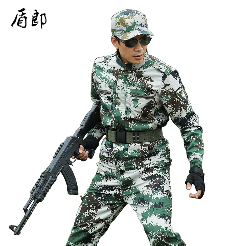 Outdoor Woodland Camouflage Hunting Clothing Men Tactical