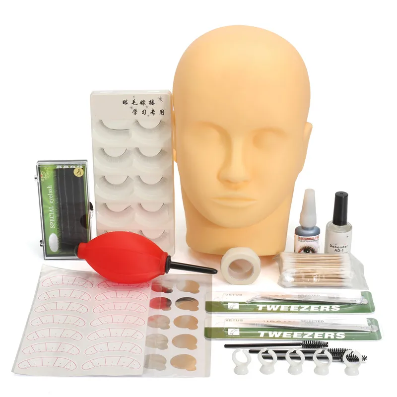 Pro Training Eyelash Extension Curler Kit Individual False EyeLashes