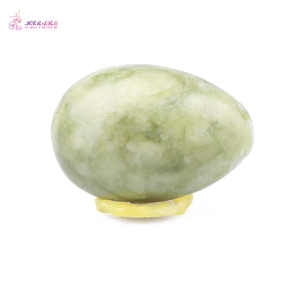 HIMABM 1 Piece Natural Jade Egg For Kegel Exercise Pelvic Floor Muscles Vaginal Exercise Yoni Egg Ben Wa Ball HIMABM 1 Piece Natural Jade Egg For Kegel Exercise Pelvic Floor Muscles Vaginal Exercise Yoni Egg Ben Wa Ball