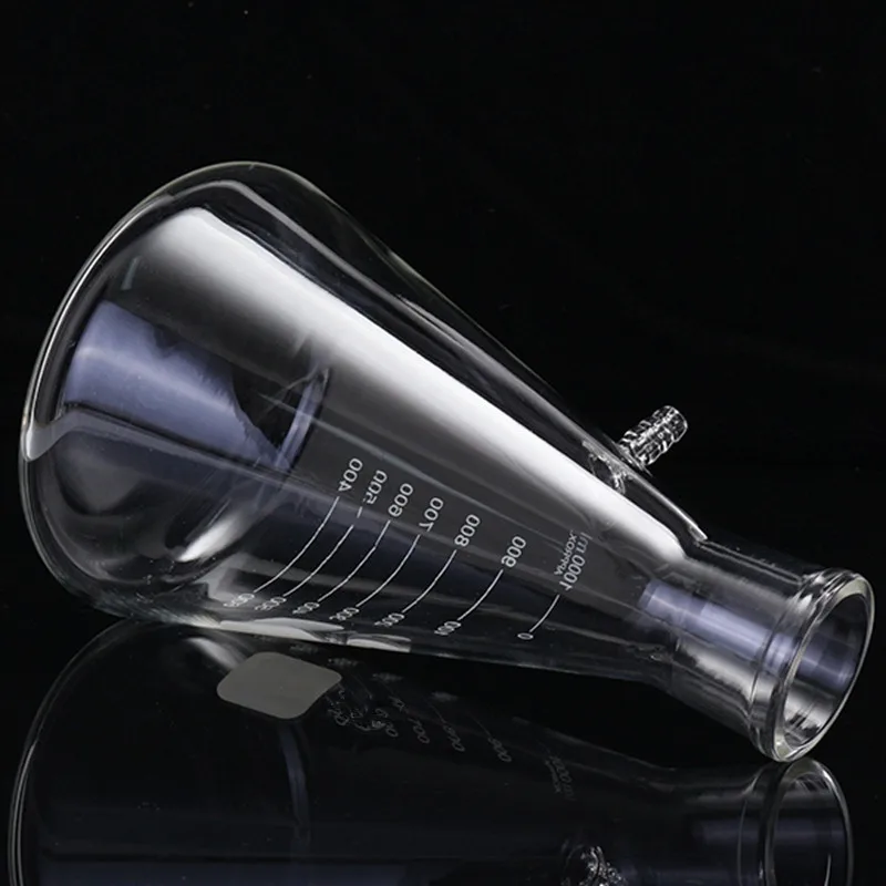 Kopen Kicute 1 Set 1000ml Vacuüm Zuig Filtratie Apparaat Buchner Trechter Borosilicaatglas Trechter Kolf School Laboratorium Benodigdheden