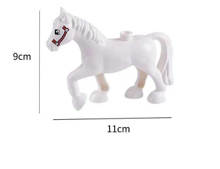 big white horse