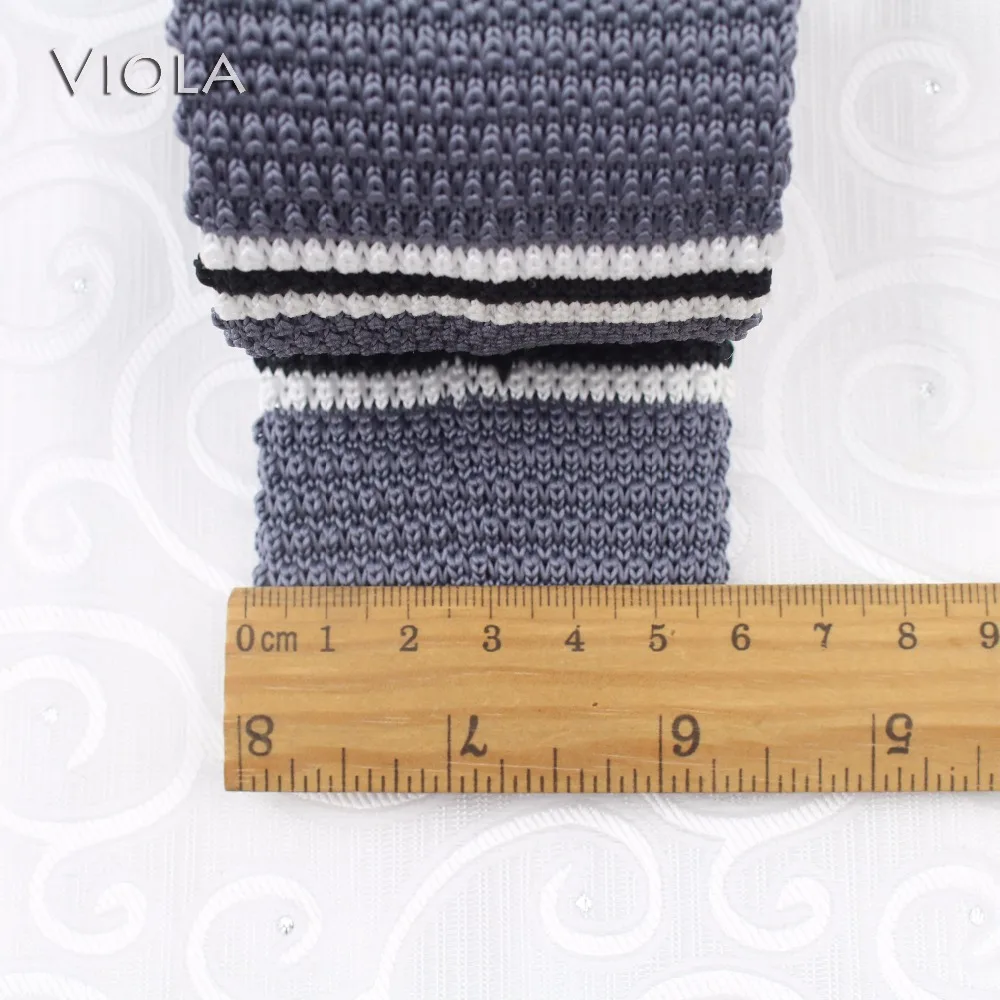 Knit Necktie Striped Solid Dot Weave Skinny Tie For Men Tuxedo Suit Gift Accessory neck tie