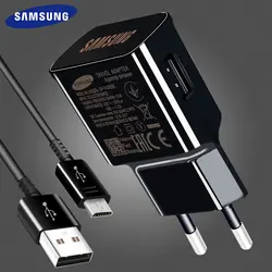 Samsung Galaxy S6 S7 edge быстрая Зарядное устройство оригинальный 9V1. 67A Travel Adapter 1,2 м Micro USB кабель Quick S 6 C5 J1 J2 J3 J5 Note2