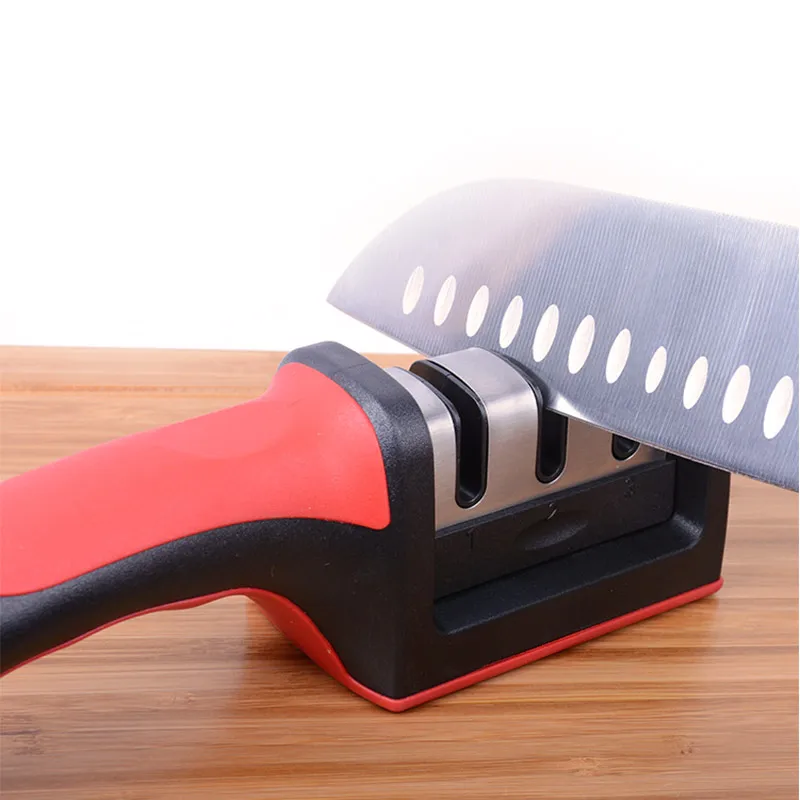 Landlife 3 Stages Knife Sharpener Professional Grinder Non Slip