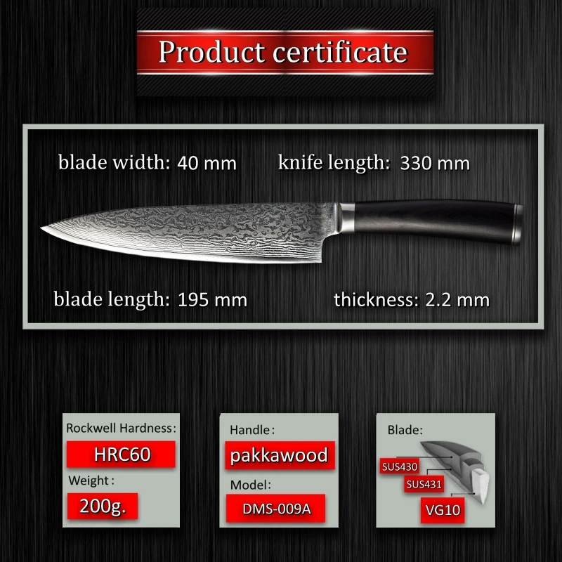 Набор кухонных ножей шеф-повара из дамасской стали, наборы кухонных ножей шеф-повара сантоку, нож для очистки овощей vg10, японские кухонные инструменты из дамасской стали