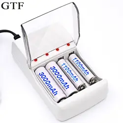 GTF Smart Зарядное устройство Батарея Зарядное устройство для аккумуляторная Батарея 1,2 В Зарядное устройство для АА батарейки ААА ячейки