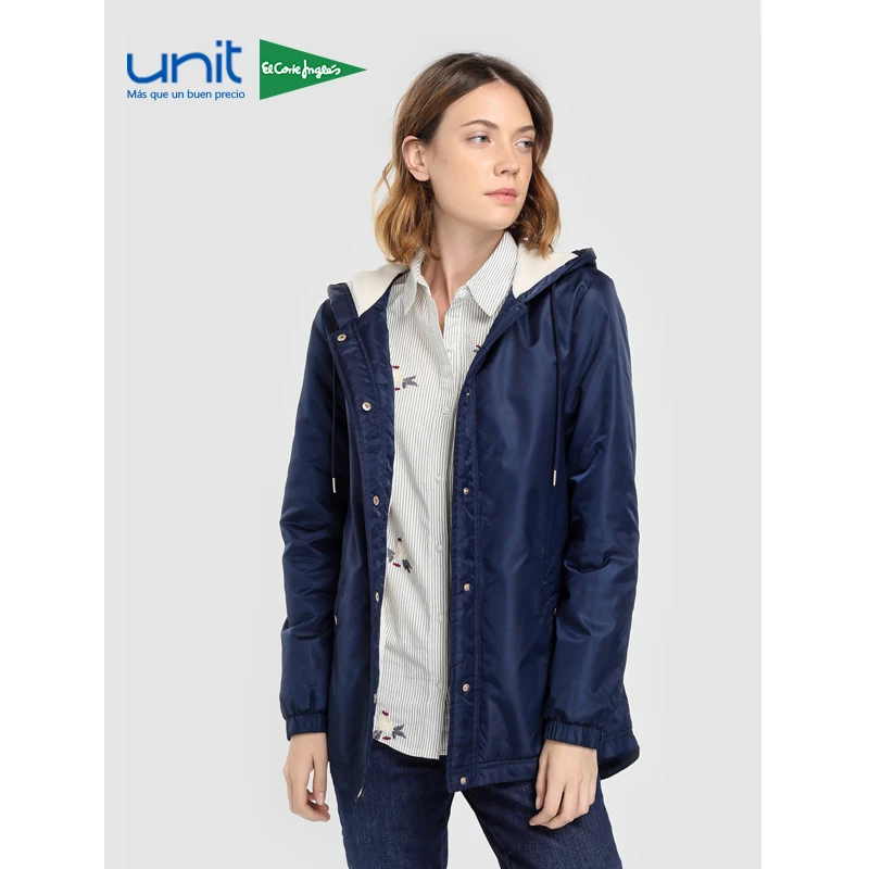 Parka azul mujer Clearance