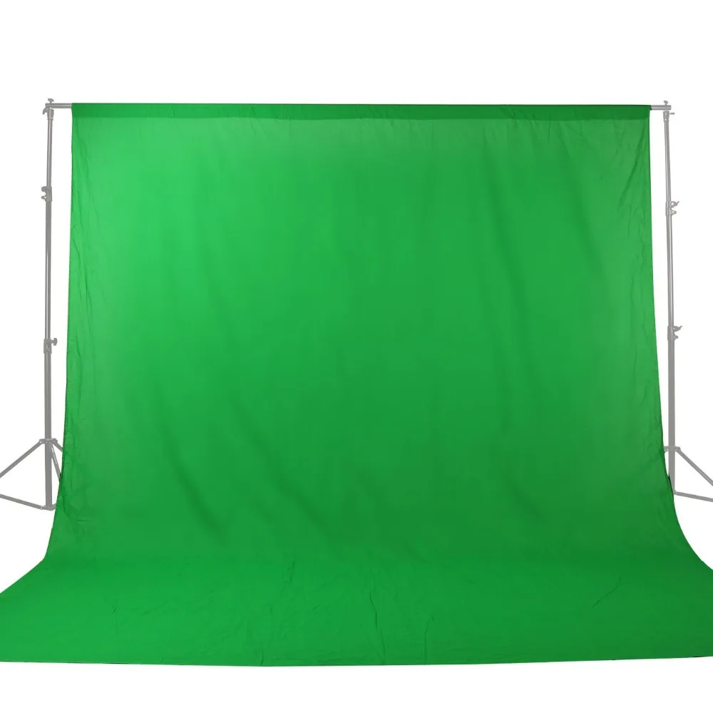 GSKAIWEN 3Mx4M Solid color Backgrounds Green screen cotton Muslin background Photography backdrop for Photo Studio