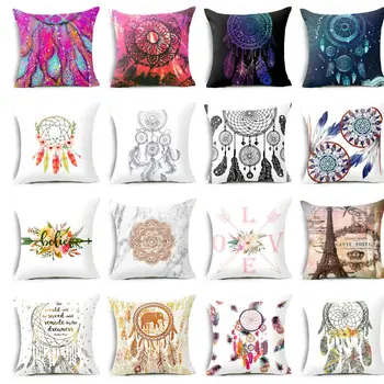 

Elife Retro Dreamcatcher Linen cotton cushion Polyester Home Decor Bedroom Decorative love Sofa Car Throw Pillows