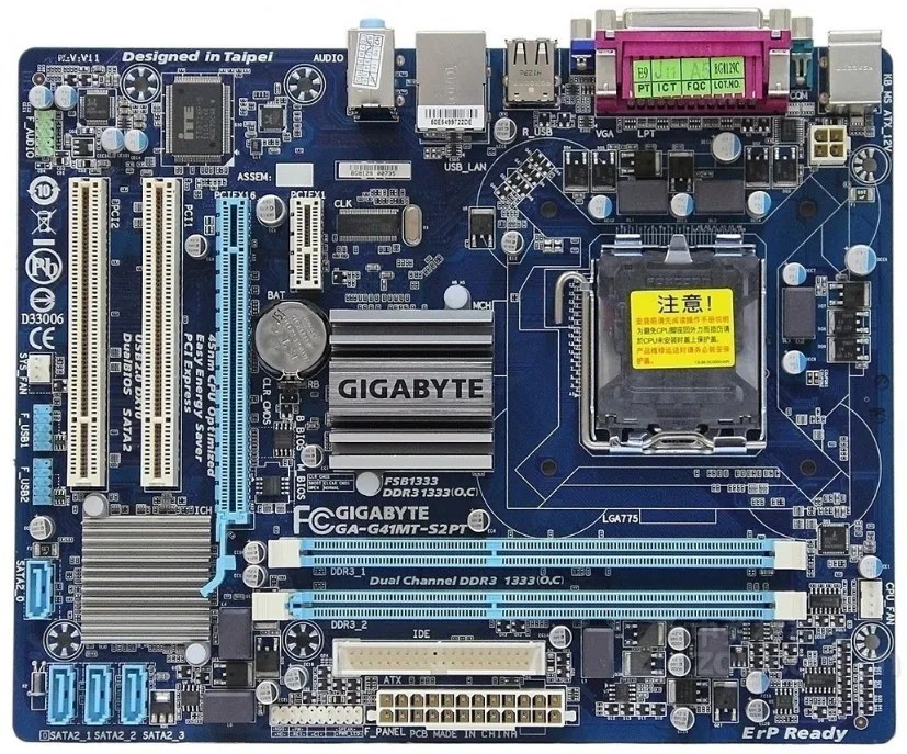 For Gigabyte GA G41MT S2PT Original Used Desktop Motherboard G41MT S2PT