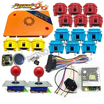 

DIY full kit Pandora Box 9D 2222 in 1 arcade version jamma game board copy sanwa button for video games machine mortal kombat