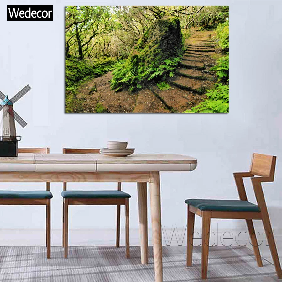 

5 Pieces HD Mountains and Forests of Anaga Tenerife Canvas Prints Painting Poster Wall Art Home Decor For Living Room W709-20