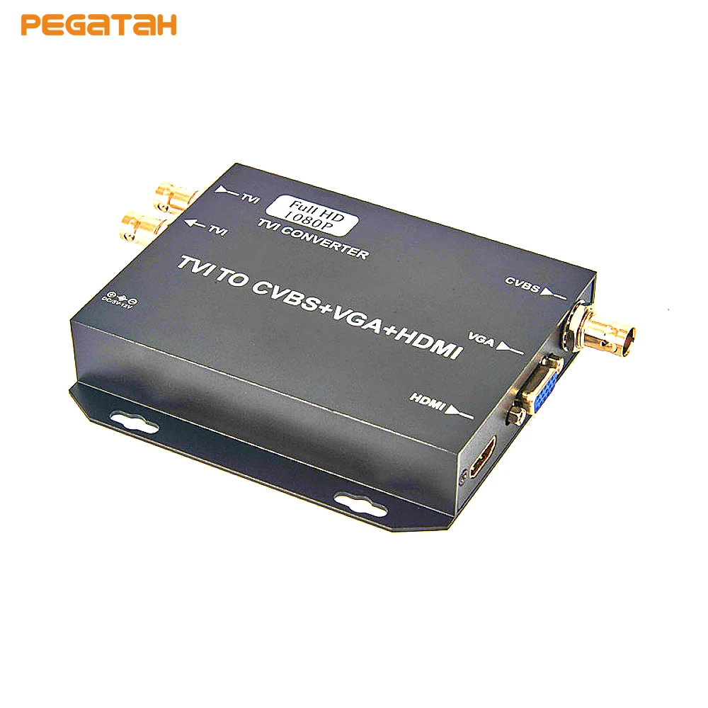 

New 1080P TVI TO HDMI VGA CVBS camera Video Converter Support TVI loop out security system