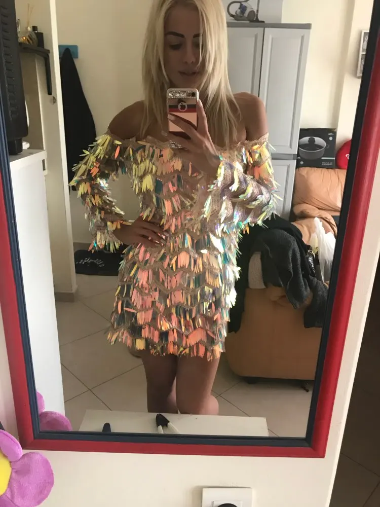 'Start The Show' Festival Sequin Dress photo review
