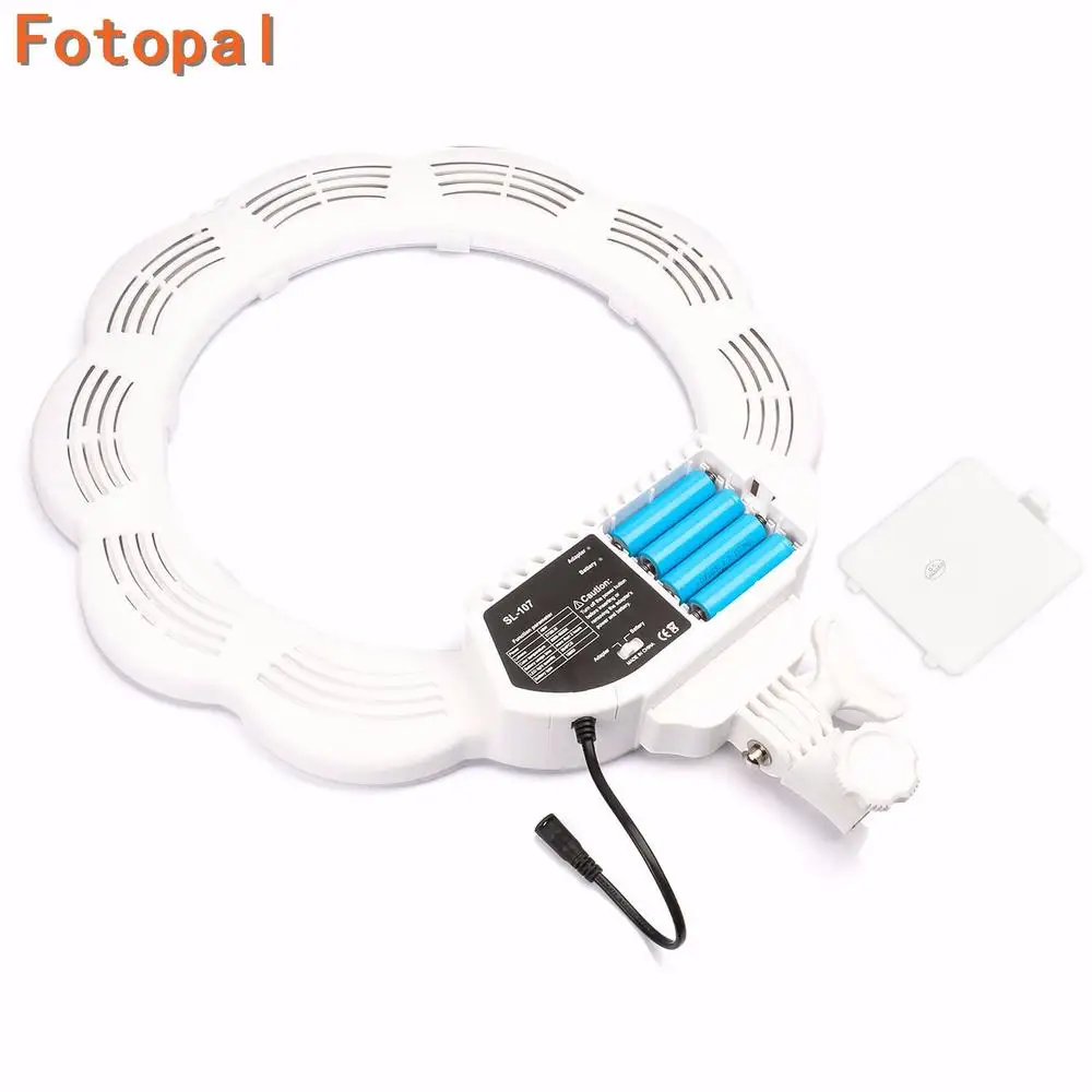 Fotopal 19 &quotприглушаемая светодиодная камера 384 шт. кольцевой свет для фотостудии