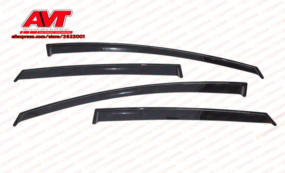 Deflectors case for Ford Fiesta 2015 hatchback 1set\4pcs styling wind