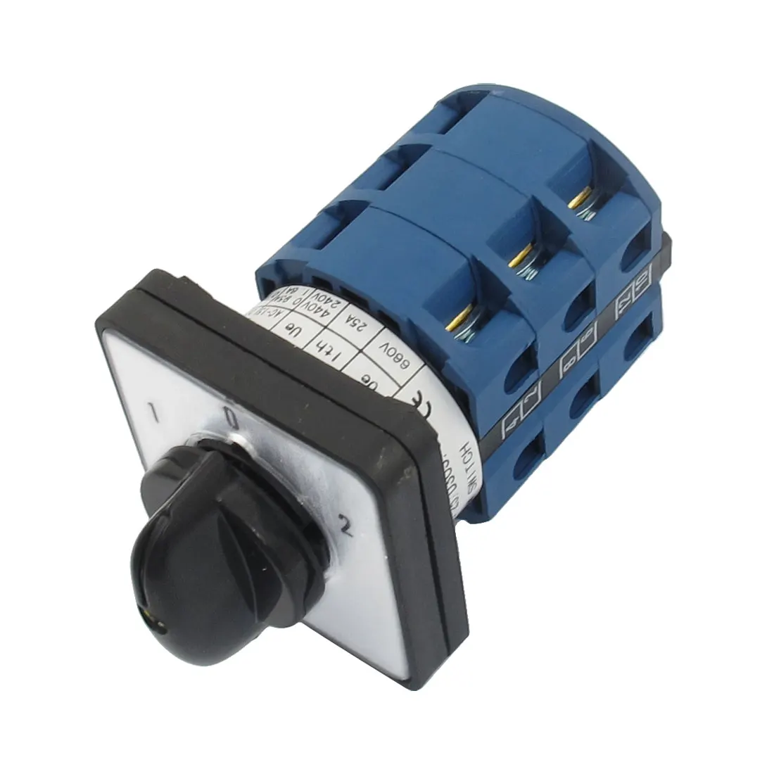 

UXCELL 660V 25A 12 Screw Terminals 3 Positions Rotary Cam Changeover Switch