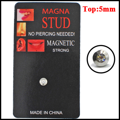 Designs  Fake Cheater Piercing Non Pierced Magnet Ear Lip Labret Nose Ring Stud Jewelry Magnetic Tunnel Plugs Earring
