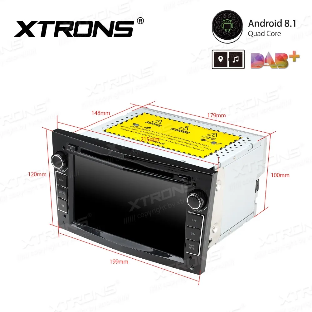 XTRONS Android 8 1 автомобильный Радио dvd плеер GPS для OPEL Vauxhall Antara Corsa D 2006 2007 2008 2009 2010 2011 Vivaro
