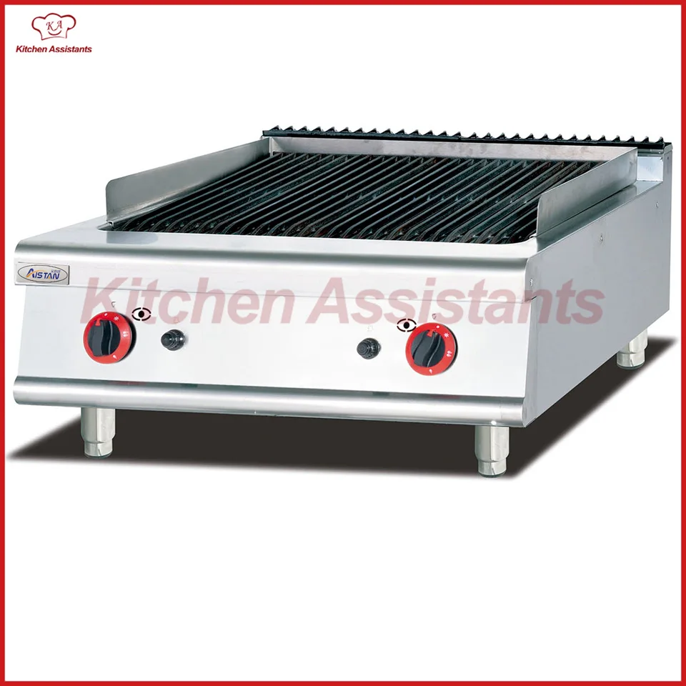 

GH789-1 Counter top gas lava rock grill of catering equipment