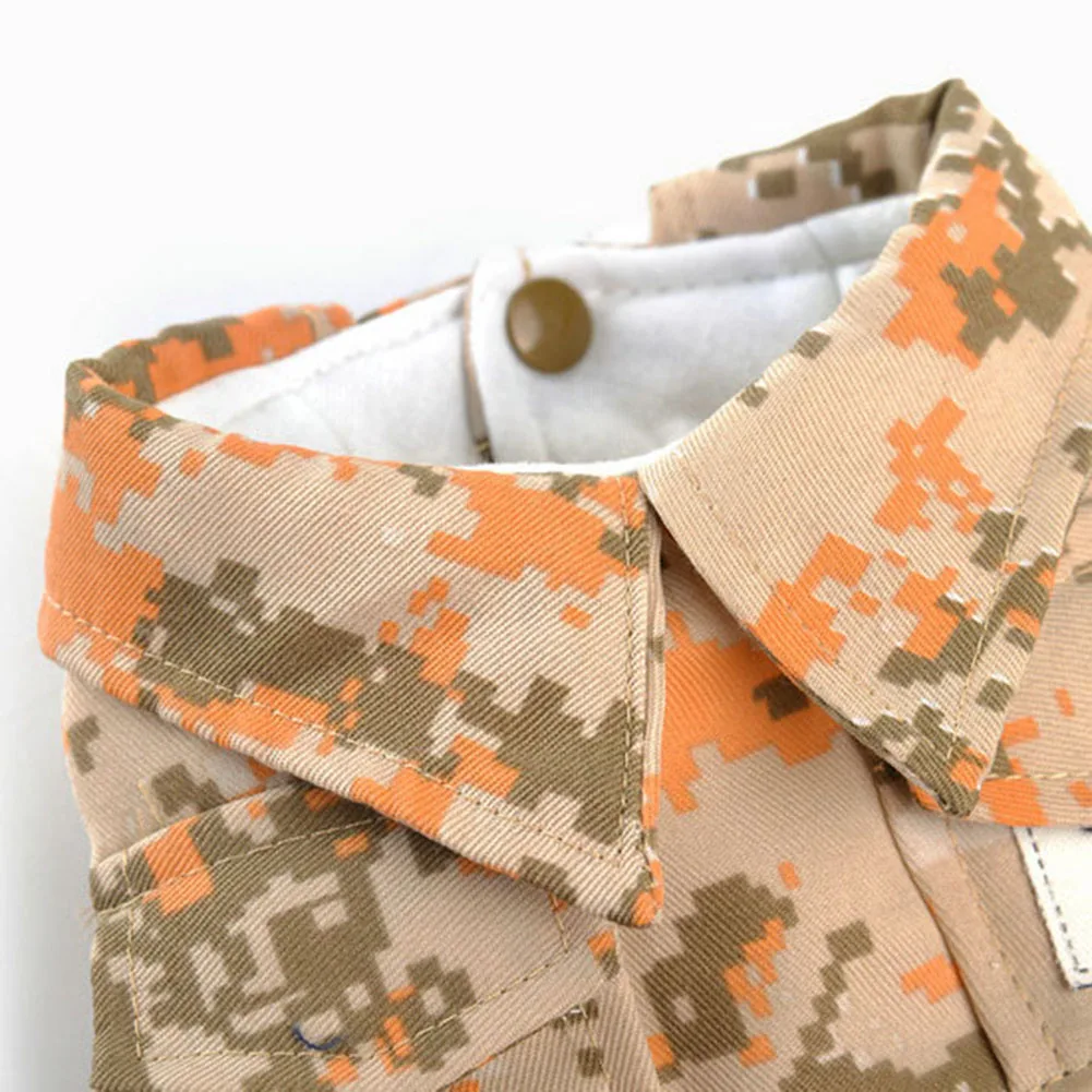 Pet Dog Puppy Warm Camouflage Print Clothes Shirt Sleeveless Stylish Costume Pet Dog Puppy Warm Camouflage Print Clothes Shirt Sleeveless Stylish Costume