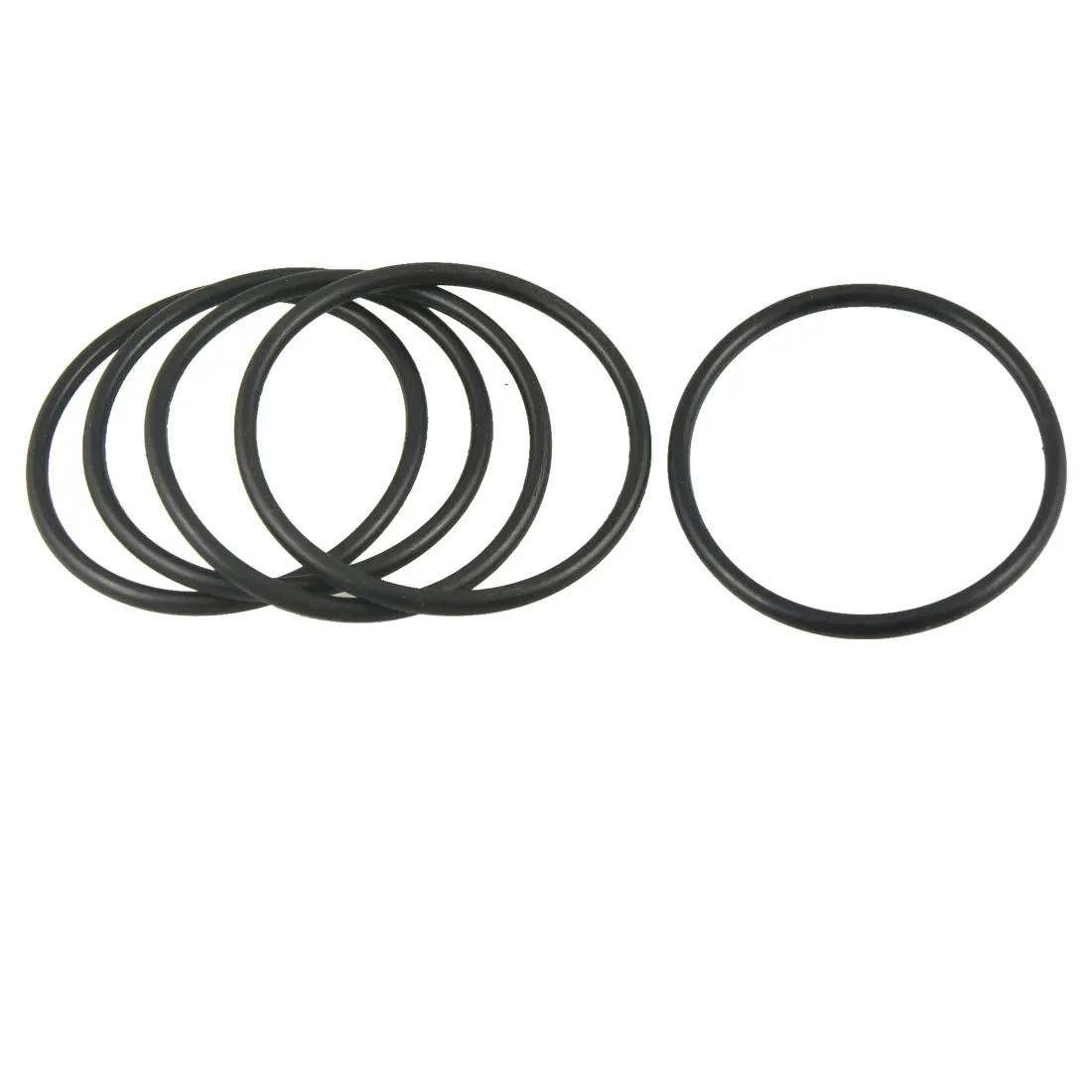 Uxcell 5 Pcs 3.5Mm T Rubber Sealing Oil Filter O Rings Gaskets Id . 55mm 58mm 59mm 60mm