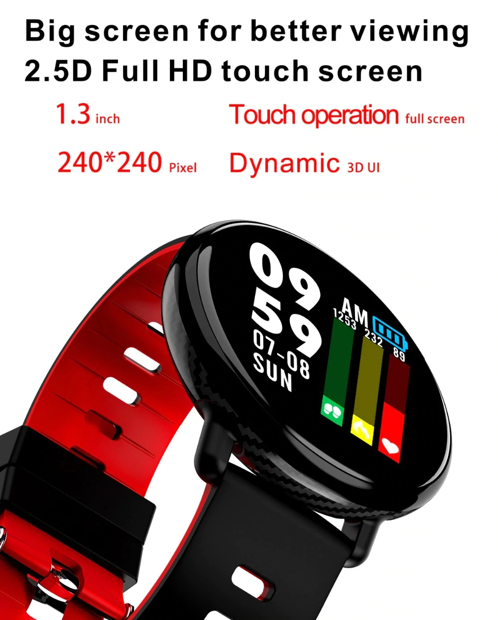 smart sport watch k1