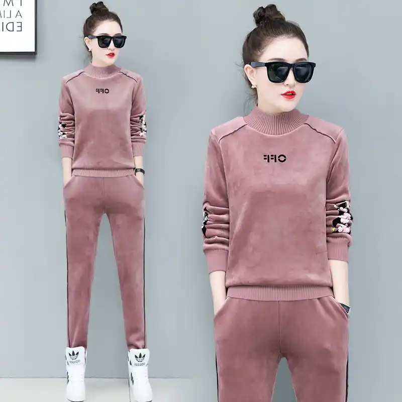 ladies velour leisure suits