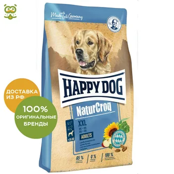 

Happy Dog Premium NaturCroq XXL food for dogs of large breeds, Bird, 15 kg.