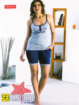 

Pajamas short cotton-vest + shorts