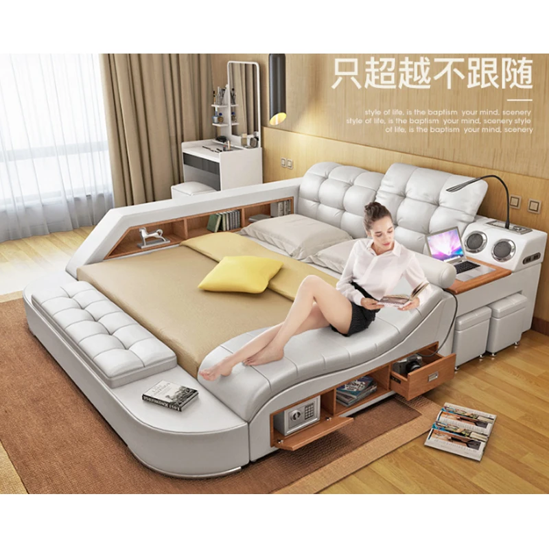 

Hot selling simple design King size bed bedroom modern