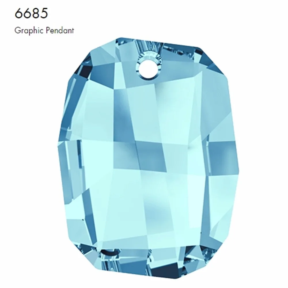 Ms Betti 100% оригинальный кристалл swarovski 6685 графическая подвеска 19 мм камень DIY для