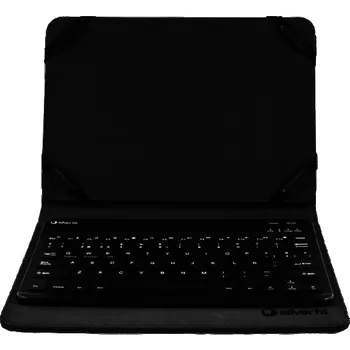 

Silver HT stand case Universal Gripcase + teclado with function Support for tablets from 9 to 10.1 inches-Black