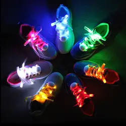 BSAID флэш-светодиодный шнурки для Для женщин мужские кроссовки 9908, многоцветная новый 8TH Gen световой мигающий светить свечение на шнурки для