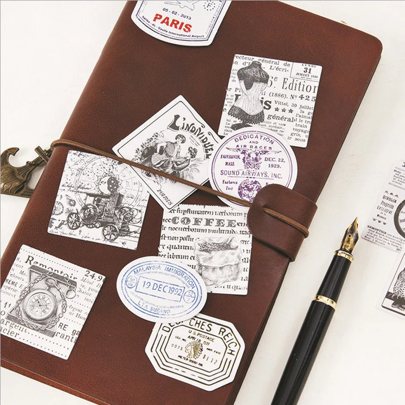 

45Pcs/lot Retro Modern life Mini Paper Sticker Decoration DIY Ablum Diary Scrapbooking Label Sticker Kawaii Stationery