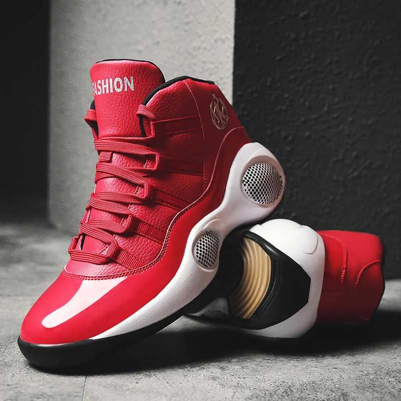 2018 zapatos de baloncesto ligeros Sneakers alto top Lace up transpirable zapatos deportivos resistentes al desgaste Zapatillas de baloncesto 2018 zapatos de baloncesto ligeros Sneakers alto top Lace up transpirable zapatos deportivos resistentes al desgaste Zapatillas de baloncesto