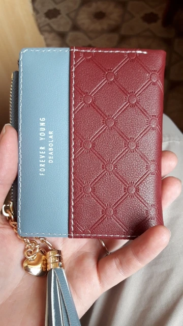 2019 New Women's Cute Fashion Purse Leather Long Zip Wallet Coin Card Holder Soft Leather Phone Card Female Clutch photo review