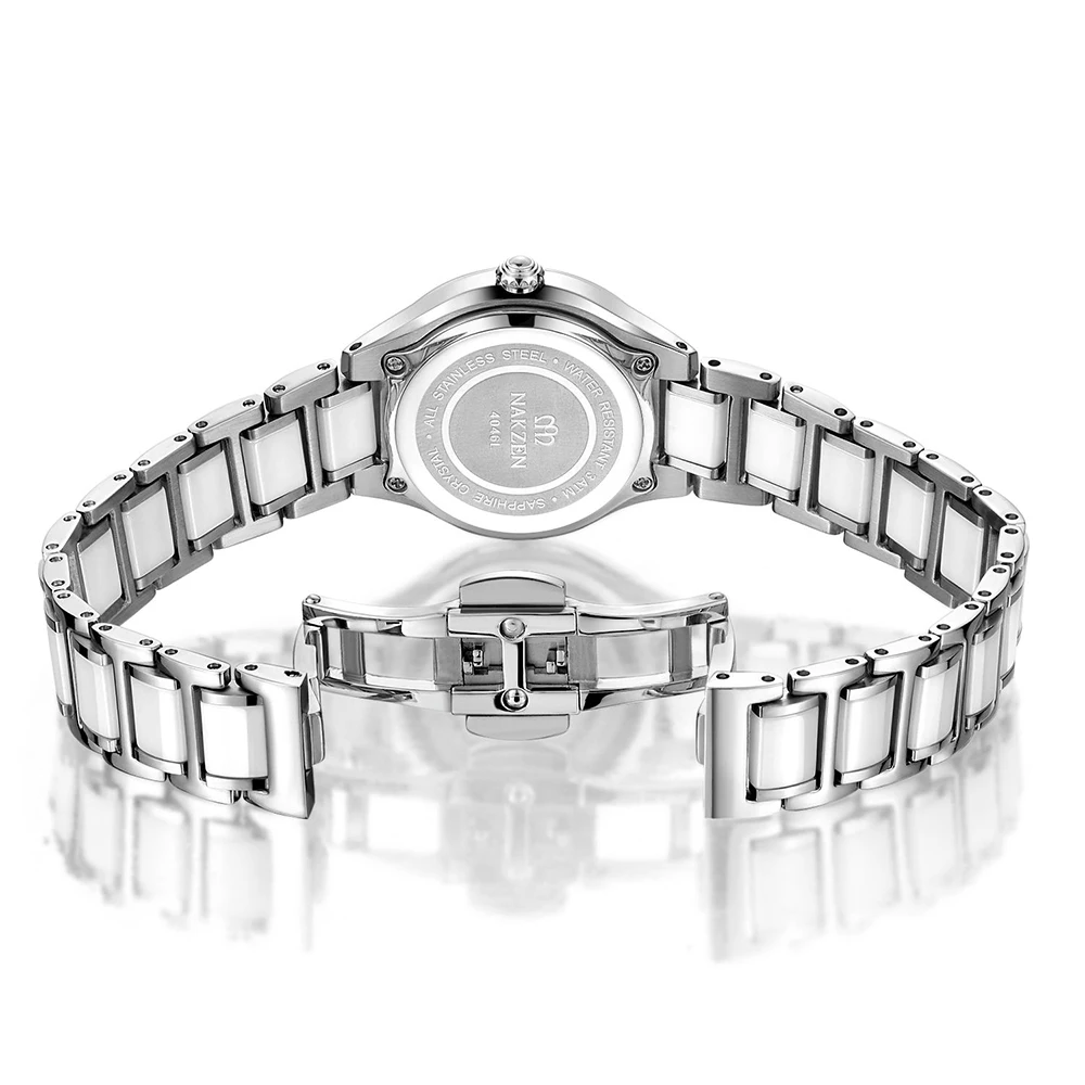 quartzo feminino luxo diamante relógios de pulso