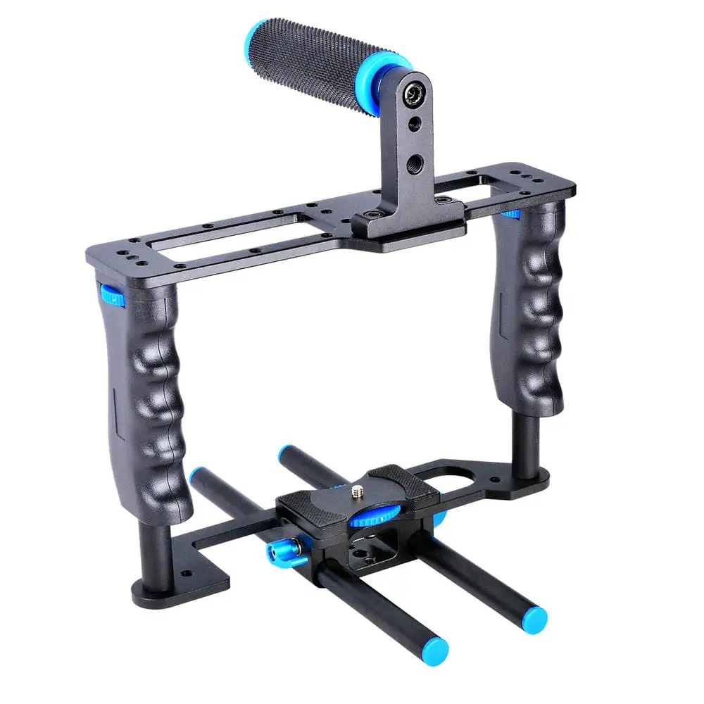 

C2 Photographic Camera Kit Metal SLR for Canon 5d2 Nikon Micro Video Cage Film Movie Making Kit Low Shot Shock Absorber Stable