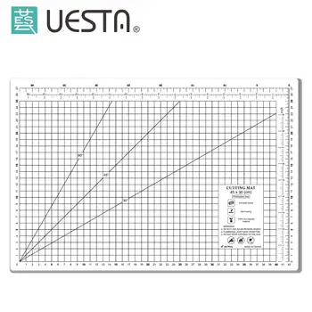 

PP A3 White Cutting Mat 18"x12" Multipurpose Self Healing Cutting Mats for Quilting 3-Ply Durable Paper Mat for Cutting
