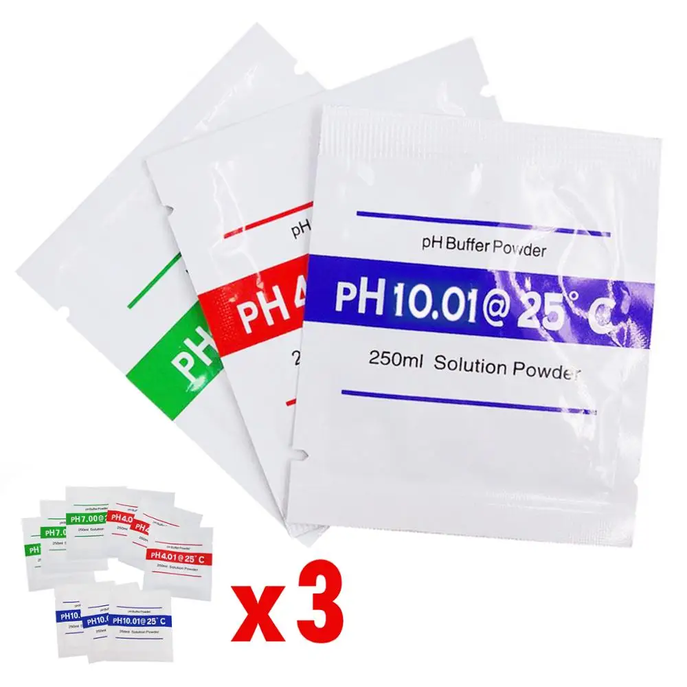

pH Powder Calibration Solution 4.01 7.00 10.01 pH set
