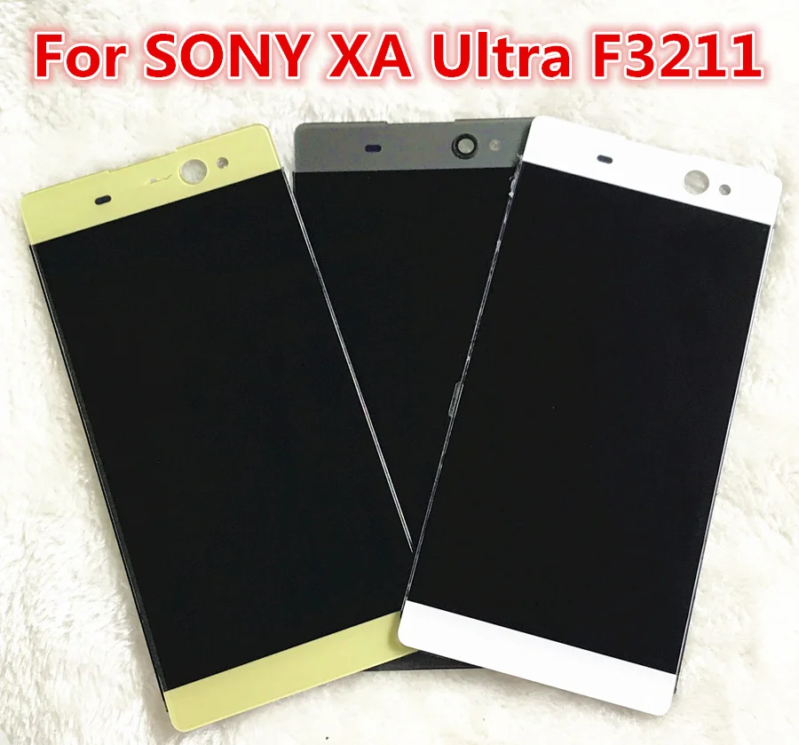 ЖК-дисплей для SONY Xperia C6 XA Ultra F3211 F3212 F3215 ЖК-дисплей сенсорный экран дигитайзер запасные части с рамкой