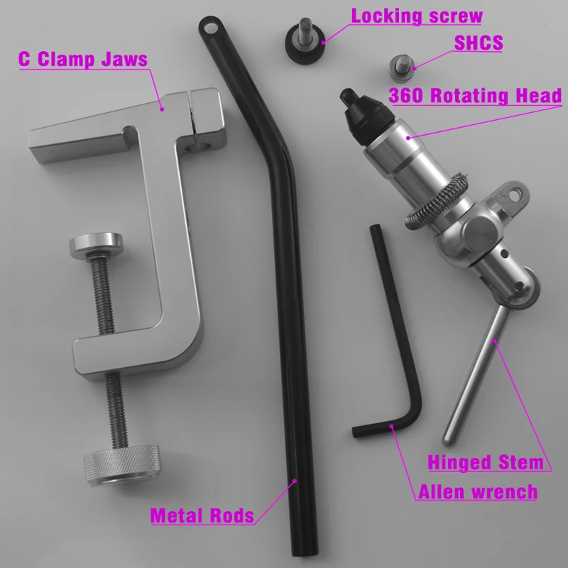 MNFT 1 Набор роторных мухобоек тиски c-зажим с тяжелой базой Крюк Инструмент для начинающих или рыболовных путешественников