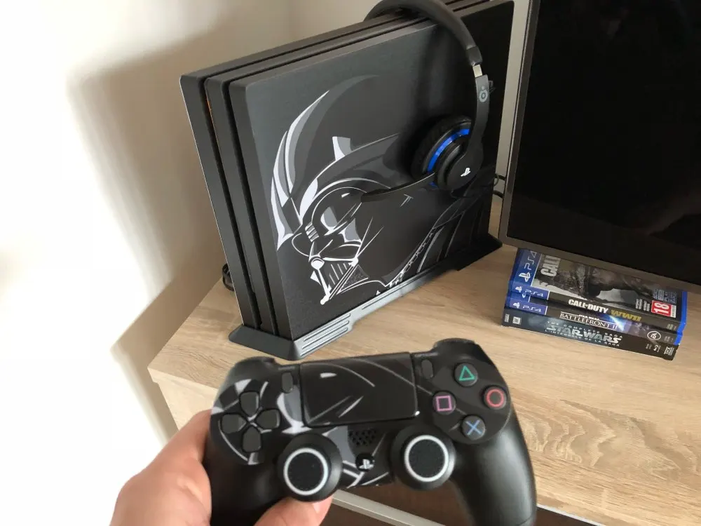 Star War PS4 Pro Waterproof Sticker +2x LED Light Bar Stickers For Playstation 4 Pro