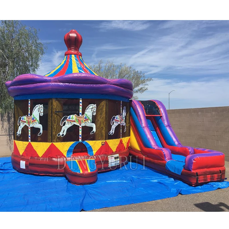 

2016 high quality inflatable bounse house with slide for sale